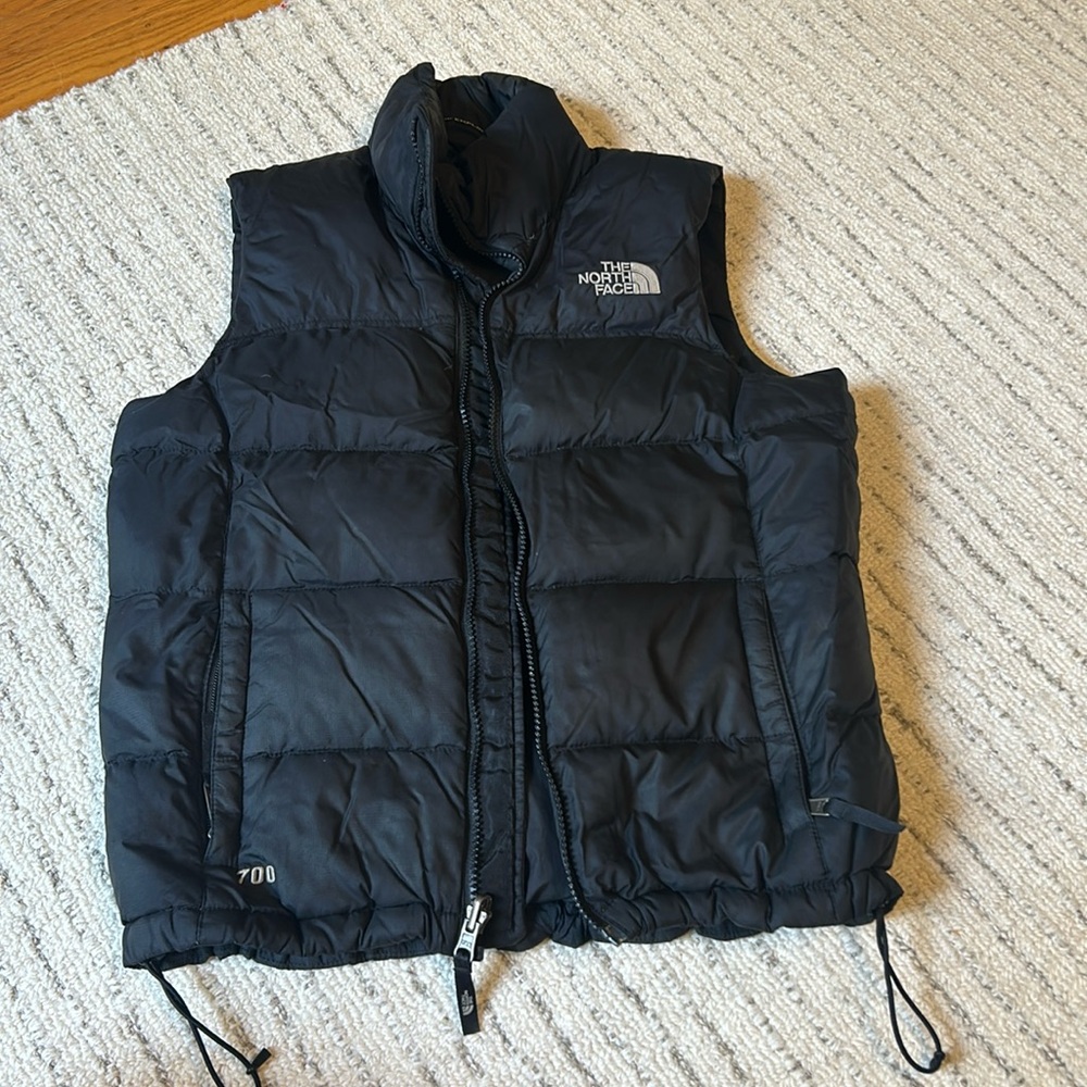 Black puffy vest